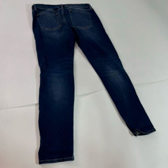 FRAME Jeans Womens 28 Le Garcon Straight Mid Rise Medium Wash Denim Distressed - Picture 5 of 8